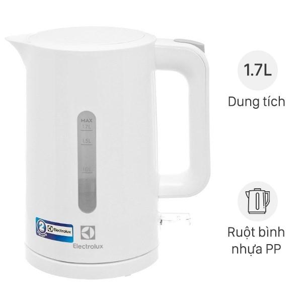 Bình đun siêu tốc Electrolux 1.7 lít E2EK1-100W