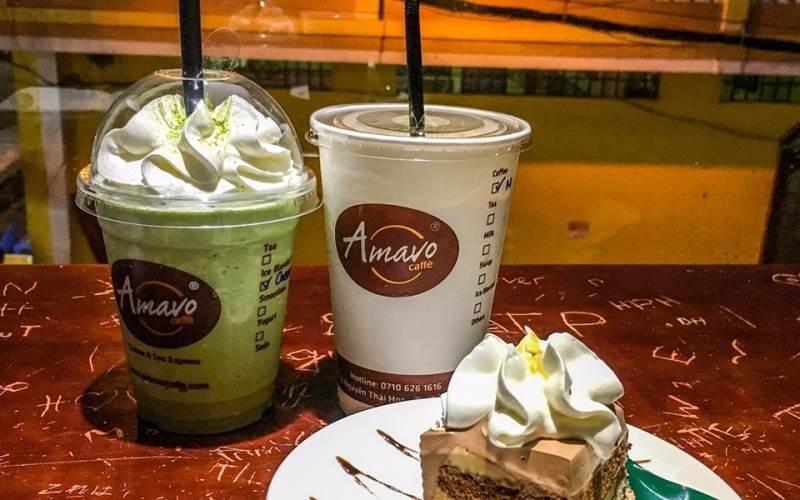 Amavo Cafe là một trong những quán trà sữa nổi tiếng ở Cần Thơ