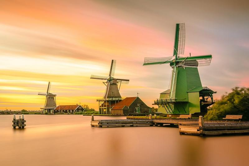 Làng cối xay gió Zaanse Schans (Amsterdam)