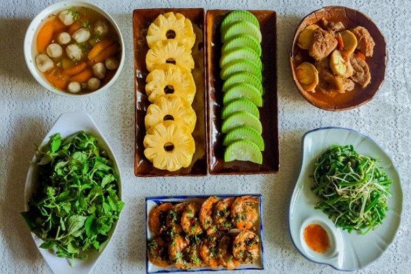 Ăn thức ăn phù hợp vào bữa tối