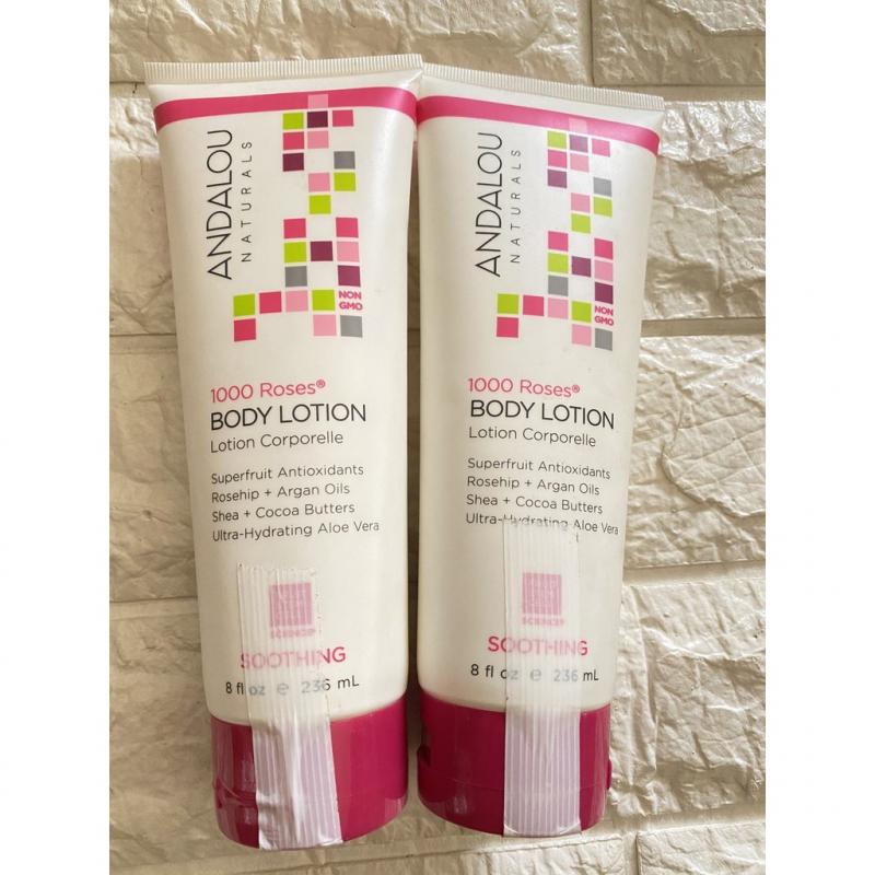 Andalou Naturals 1000 Roses Soothing Body Lotion