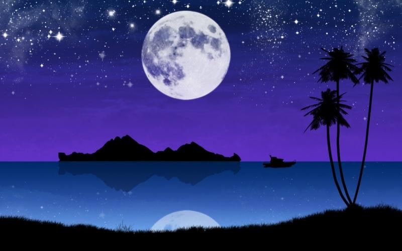 Ánh trăng là món quà tuyệt diệu mà thiên nhiên ban tặng cho con người.