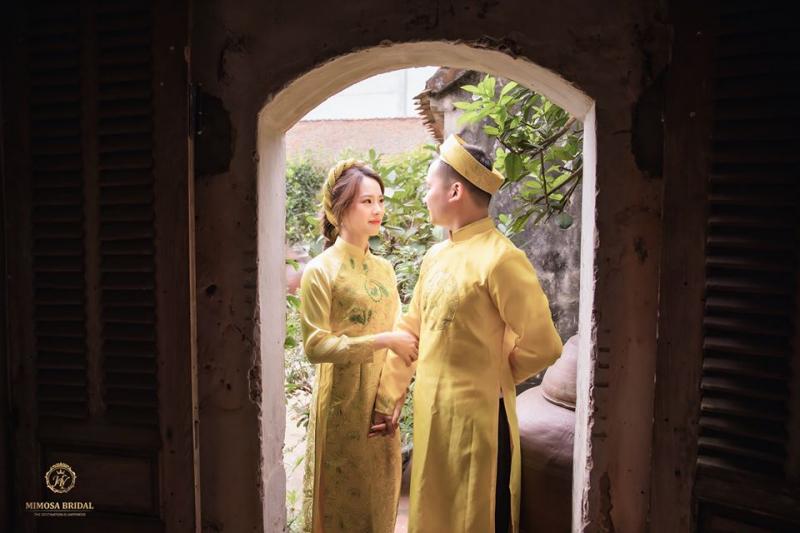 Địa chỉ thuê áo dài cưới hỏi đẹp nhất Sơn Tây, Hà Nội