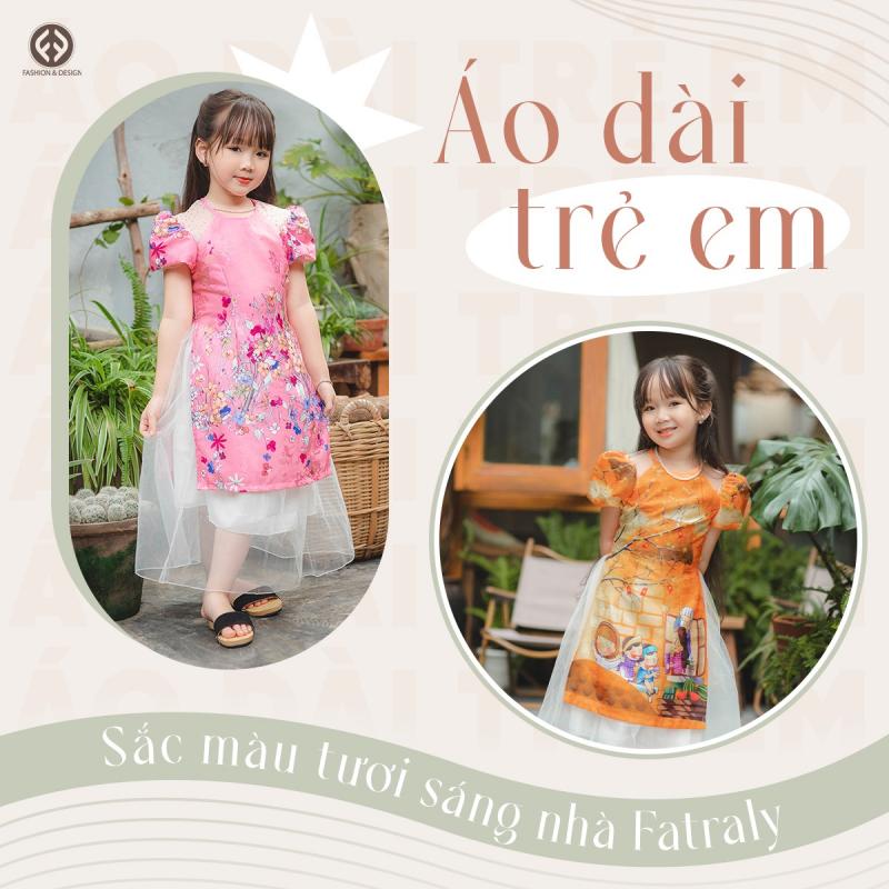 Áo dài trẻ em tại Fatraly