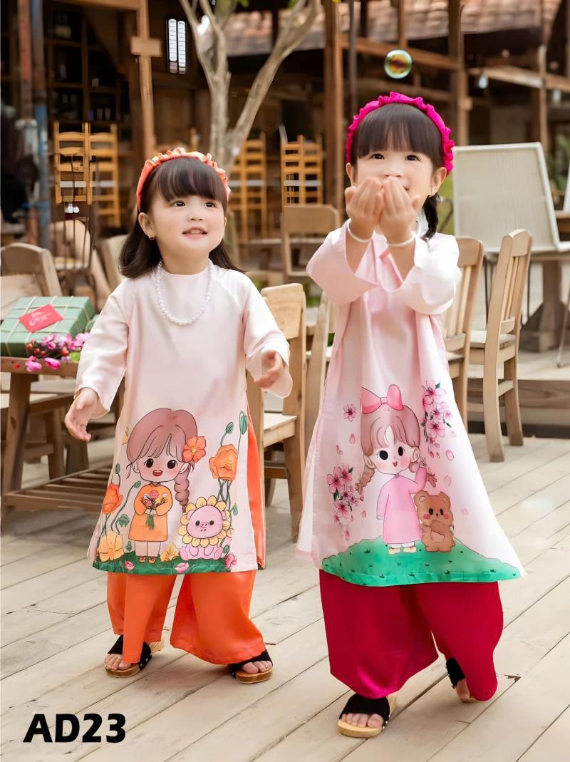 Áo Dài Mẹ và Bé Điệu