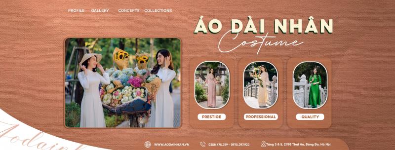 Áo dài Nhân - địa điểm cho thuê trang phục áo dài hàng đầu Hà Nội