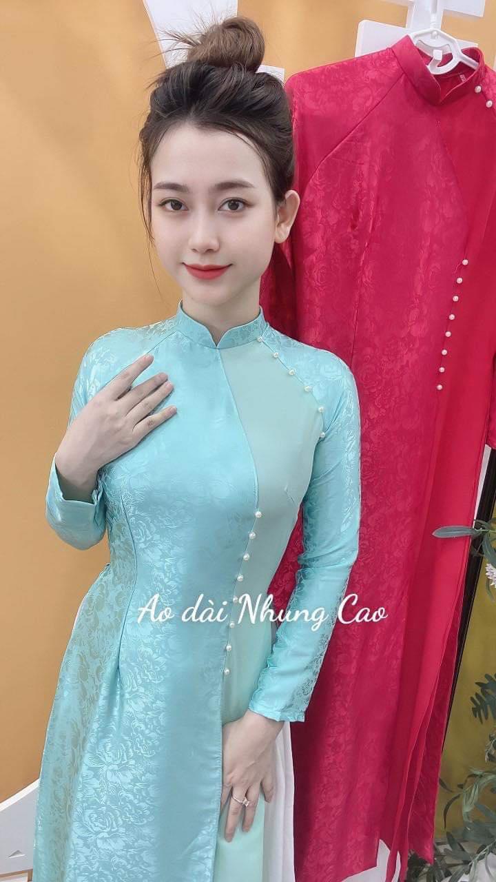 Áo Dài Nhung Cao
