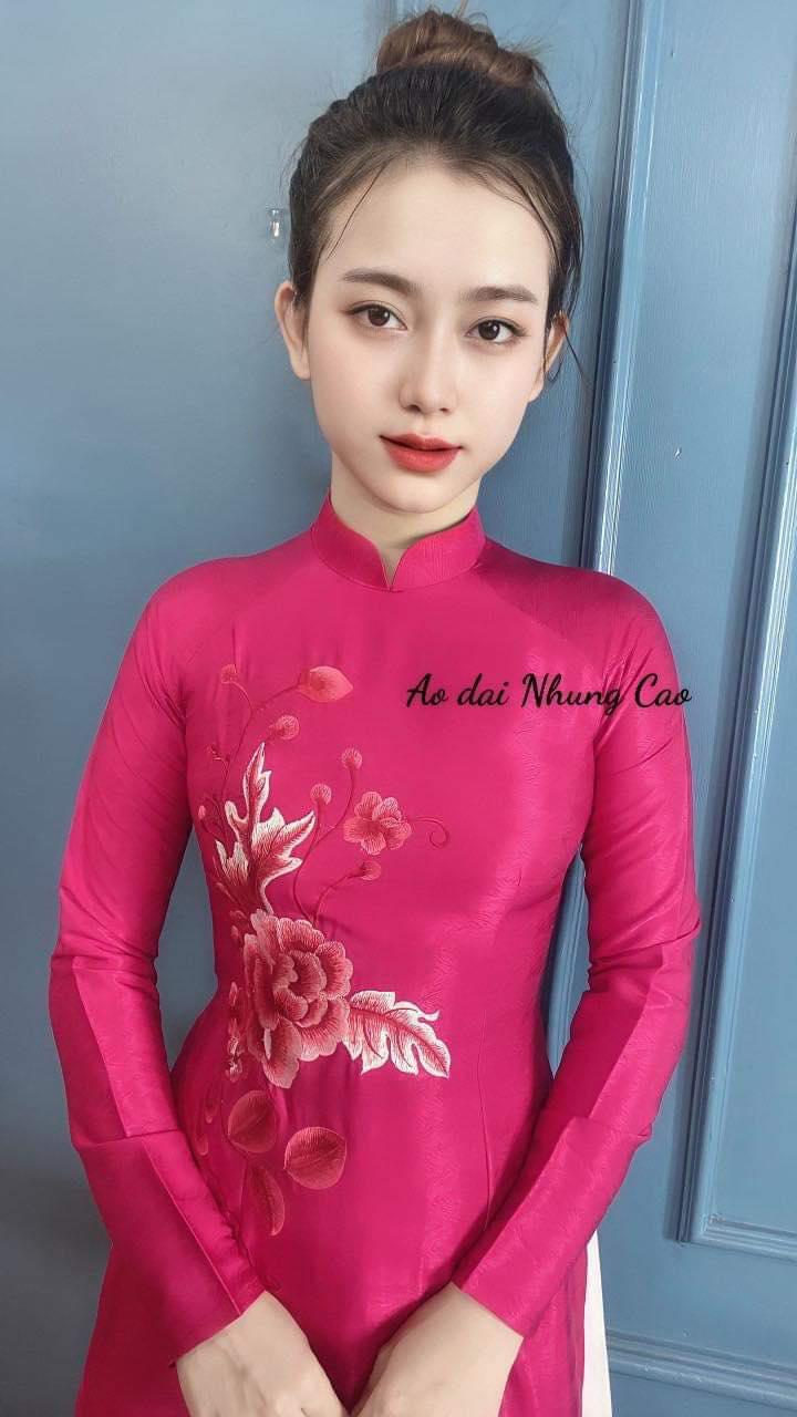 Áo Dài Nhung Cao