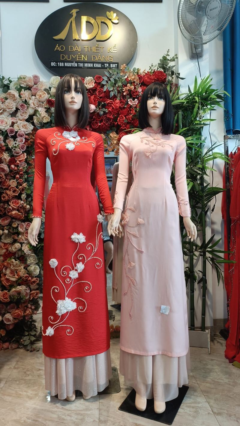 Áo Dài Thiết Kế Duyên Dáng