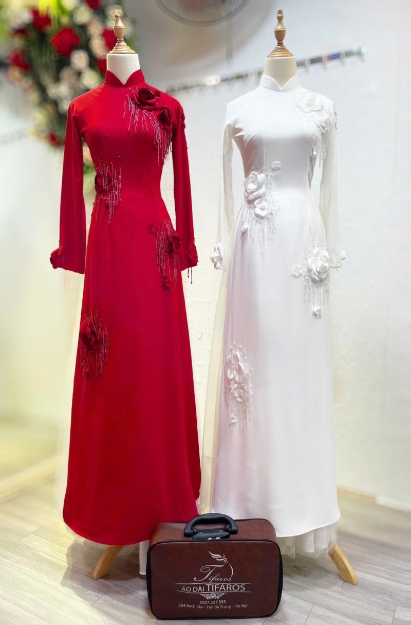 Áo Dài Tifaros - Áo Dài Cưới Hỏi Hà Nội