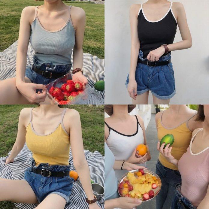 Không có gì hoàn hảo cho mùa hè hơn là một chiếc áo hai dây và chiếc short jeans thật cá tính.