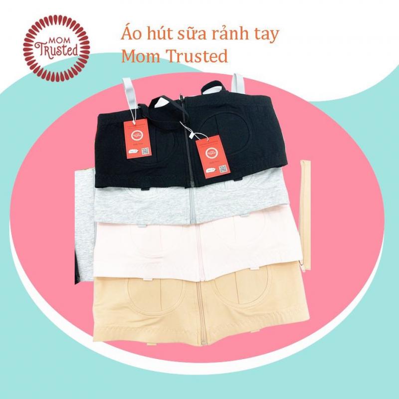 Áo hút sữa rảnh tay cotton Mom Trusted