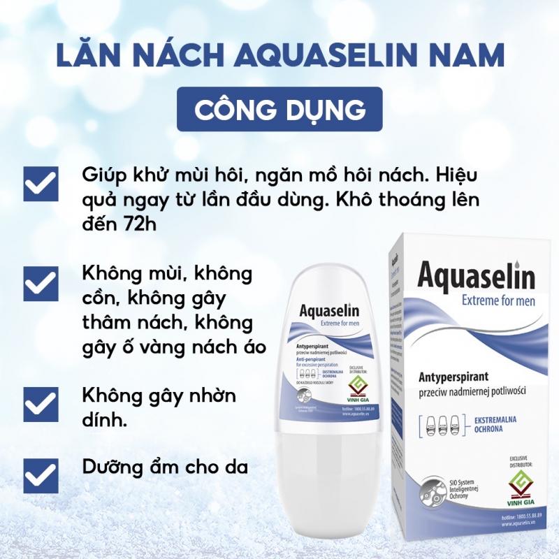 Lăn khử mùi Aquaselin cho nam