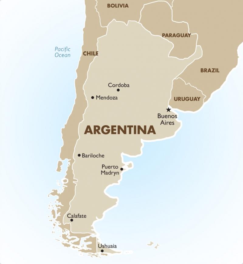 Argentina có diện tích lớn thứ 8 thế giới