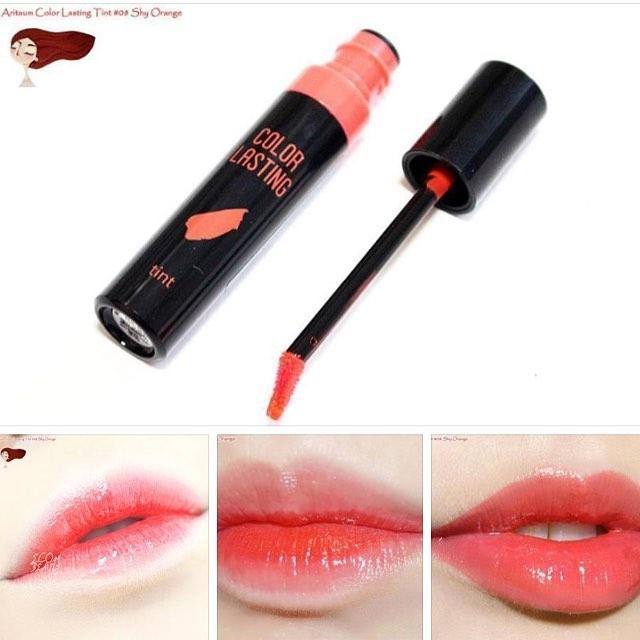 Son Aritaum Color Lasting Tint màu 08 Shy Orange (~170K)