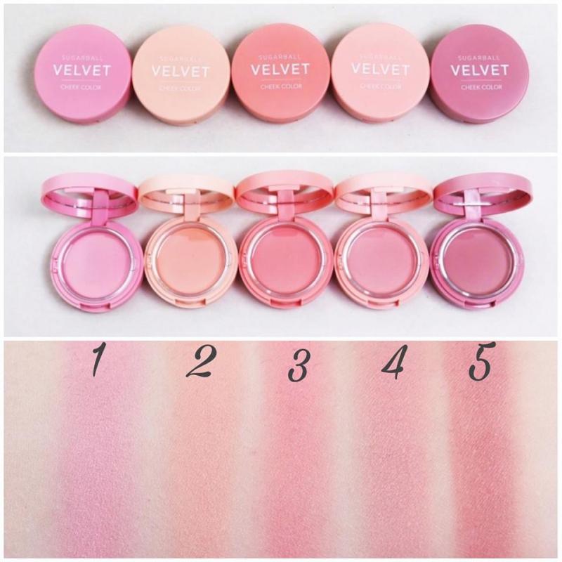 Phấn má hồng siêu lì Aritaum Sugarball Velvet Cheek Color