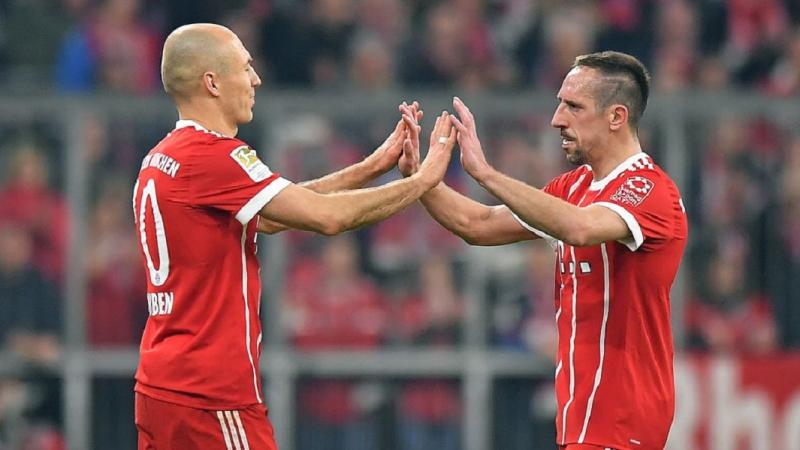 Arjen Robben và Franck Ribery