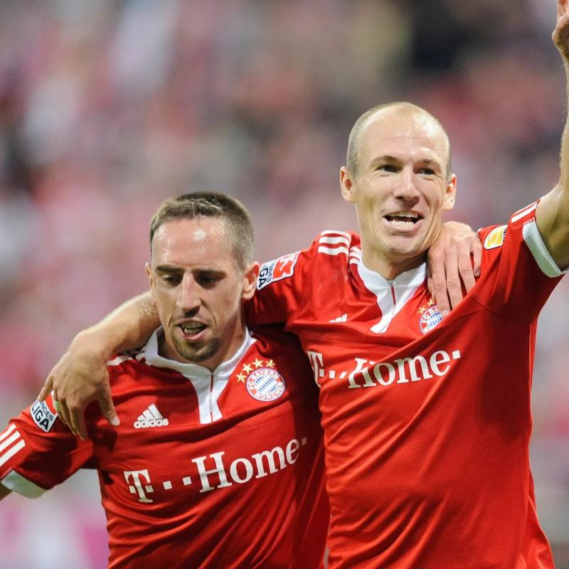 Arjen Robben và Franck Ribery