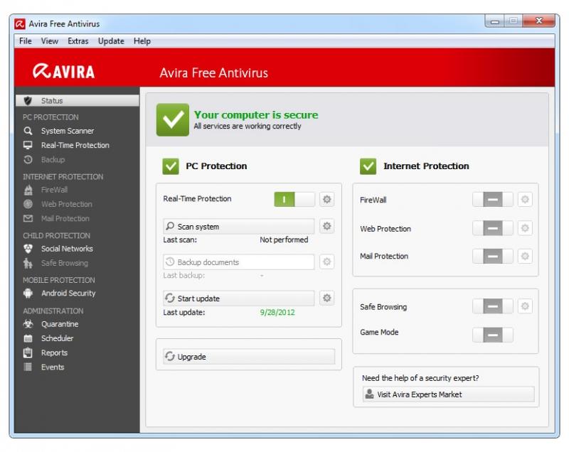 Avira Free Antivirus