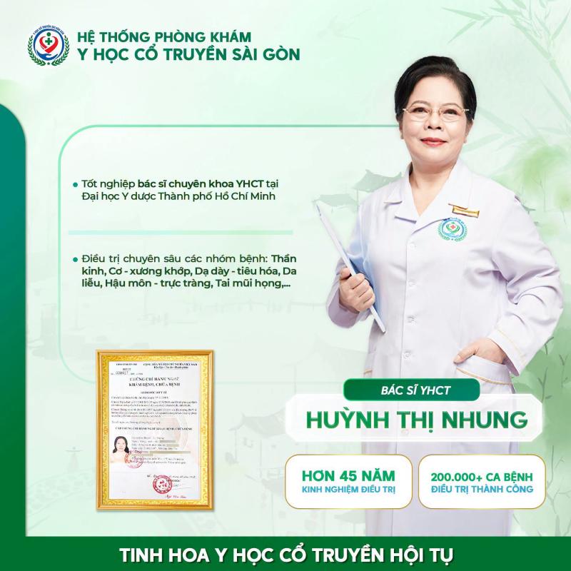 Bác Sĩ CK YHCT Huỳnh Thị Nhung