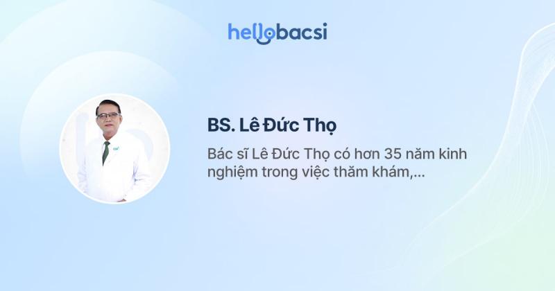 Bác sĩ Lê Đức Thọ