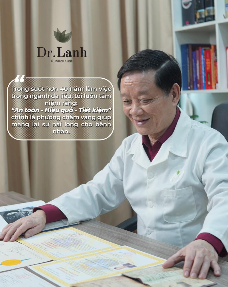 Bác sĩ Phạm Hồng Lãnh - hơn 40 năm kinh nghiệm trị nám da