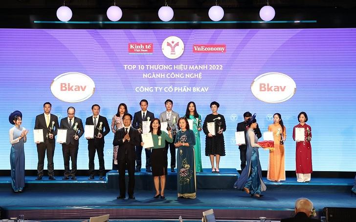 BKAV vinh danh top 10 thương hiệu mạnh Việt Nam