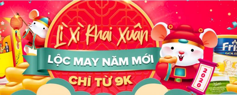 Khai xuân nhận lộc may mắn năm mới cùng Lazada Việt Nam