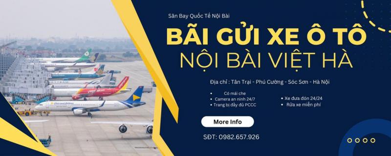 Bãi gửi xe qua đêm Việt Hà - Nội Bài