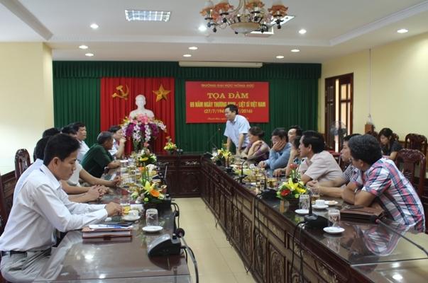 Bài phát biểu tọa đàm ngày 27/7 (số 3)