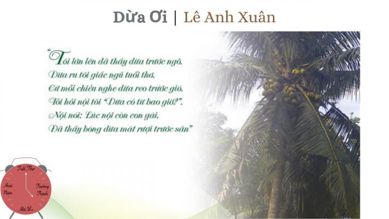 Bài thơ: Dừa ơi