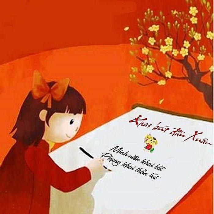 Bài thơ khai bút đầu xuân cho học sinh tiểu học - số 1