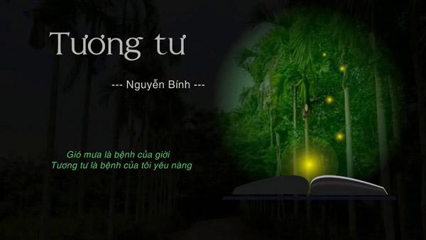 Bài thơ: Tương tư