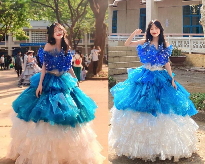 bài thuyết trình về trang phục tái chế - mẫu 1