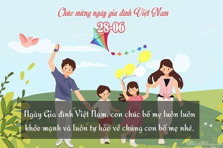 Bài tuyên truyền về ngày gia đình Việt Nam 28/6