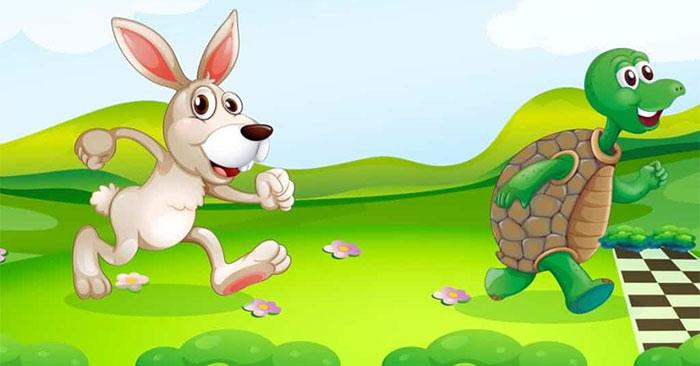 bài văn kể chuyện sáng tạo Rùa và Thỏ - mẫu 1