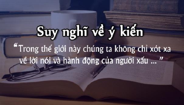 Bài văn nghị luận về sự im lặng đáng sợ của người tốt số 10