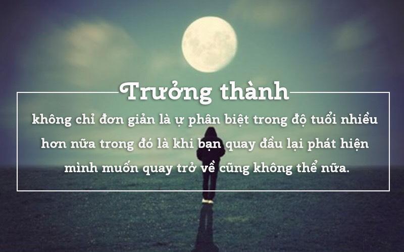 Bài văn nghị luận xã hội về sự trưởng thành số 4