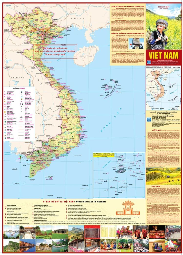 Bài văn tả tấm bản đồ Việt Nam hay nhất