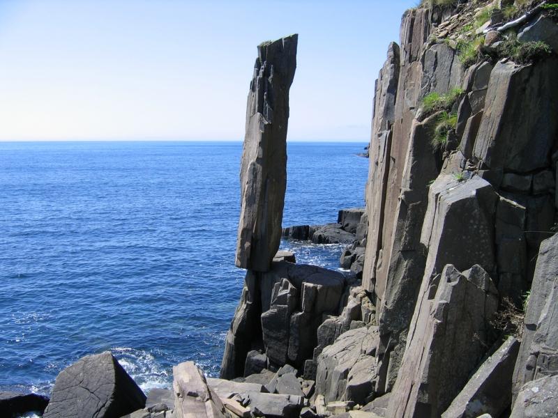 Balancing Rock, Digby, Nova Scotia, Canada