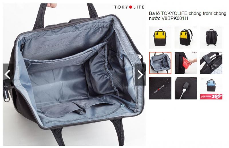 Balo chống trộm TOKYOLIFE