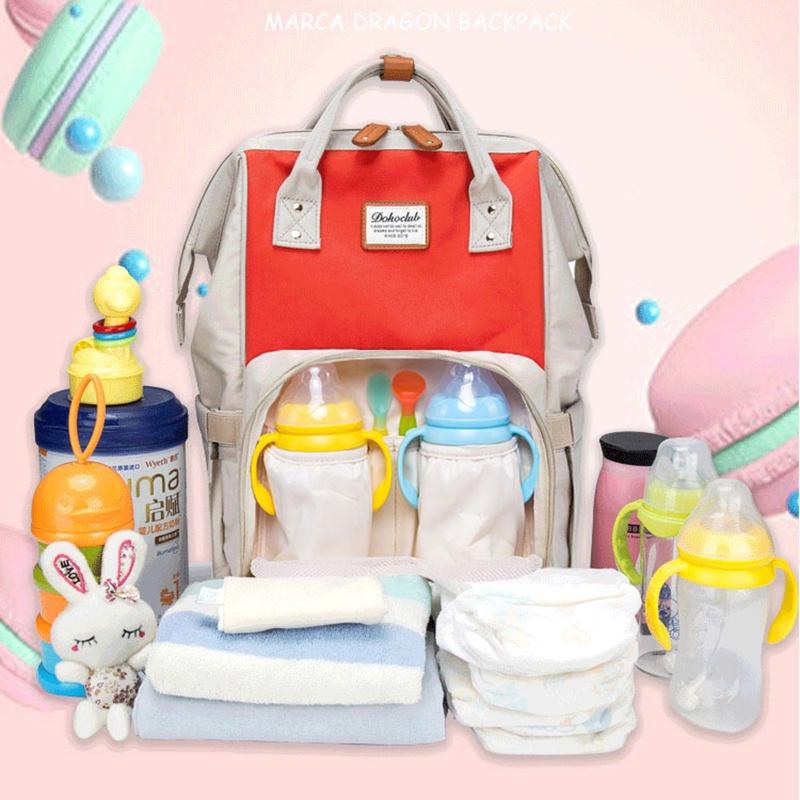 Balo túi đựng bỉm sữa cho mẹ và bé KidAndMom Dokoclub 12 Colors