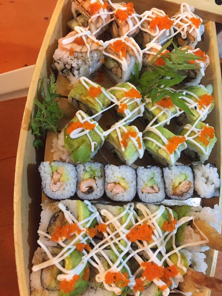 Bày trí sushi đặc biệt