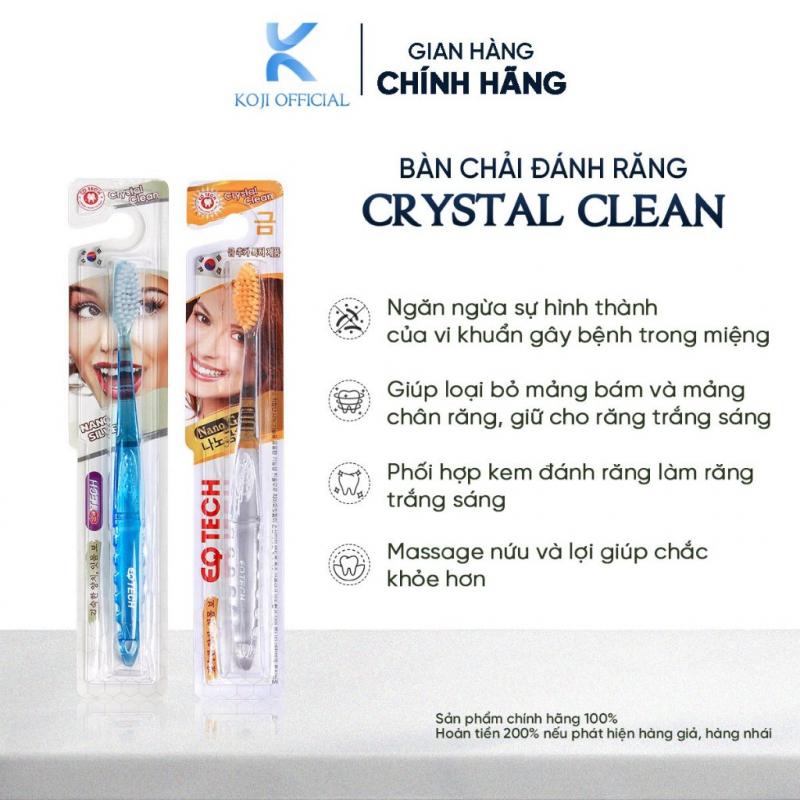 Bàn chải đánh răng Crystal Clean EQ Tech