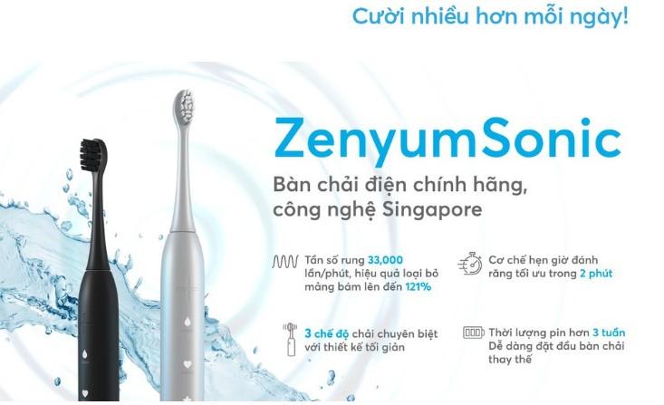 Bàn chải đánh răng điện Zenyum Sonic T11