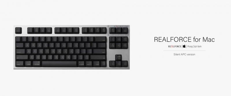 Bàn phím cơ Realforce R2 Silent APC for Mac