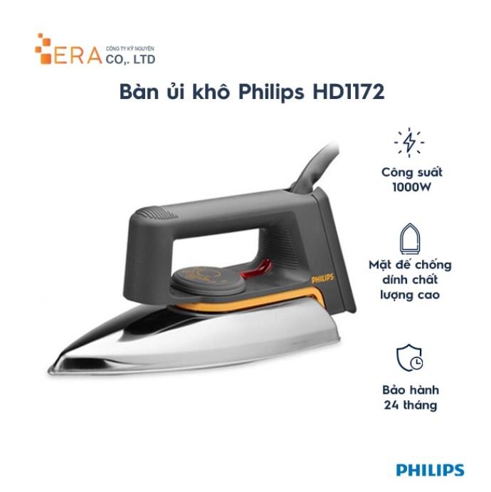 Bàn ủi khô Philips HD1172