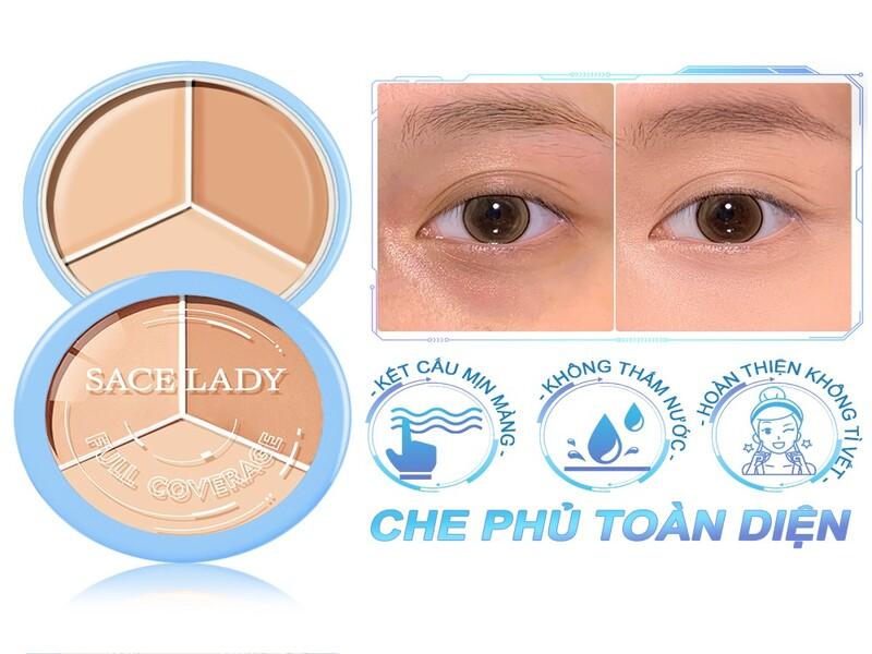 Bảng kem che khuyết điểm SACE LADY 15g