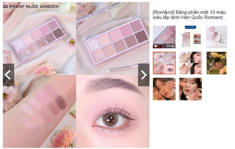 Bảng phấn mắt Romand Better Than Palette