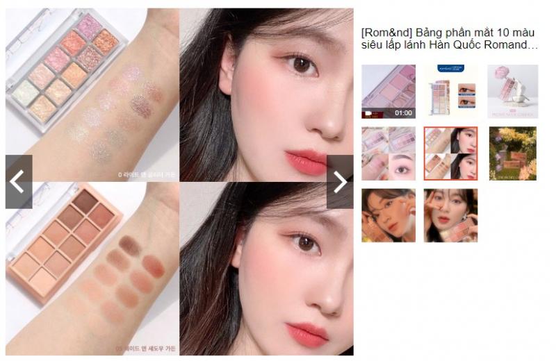 Bảng phấn mắt Romand Better Than Palette